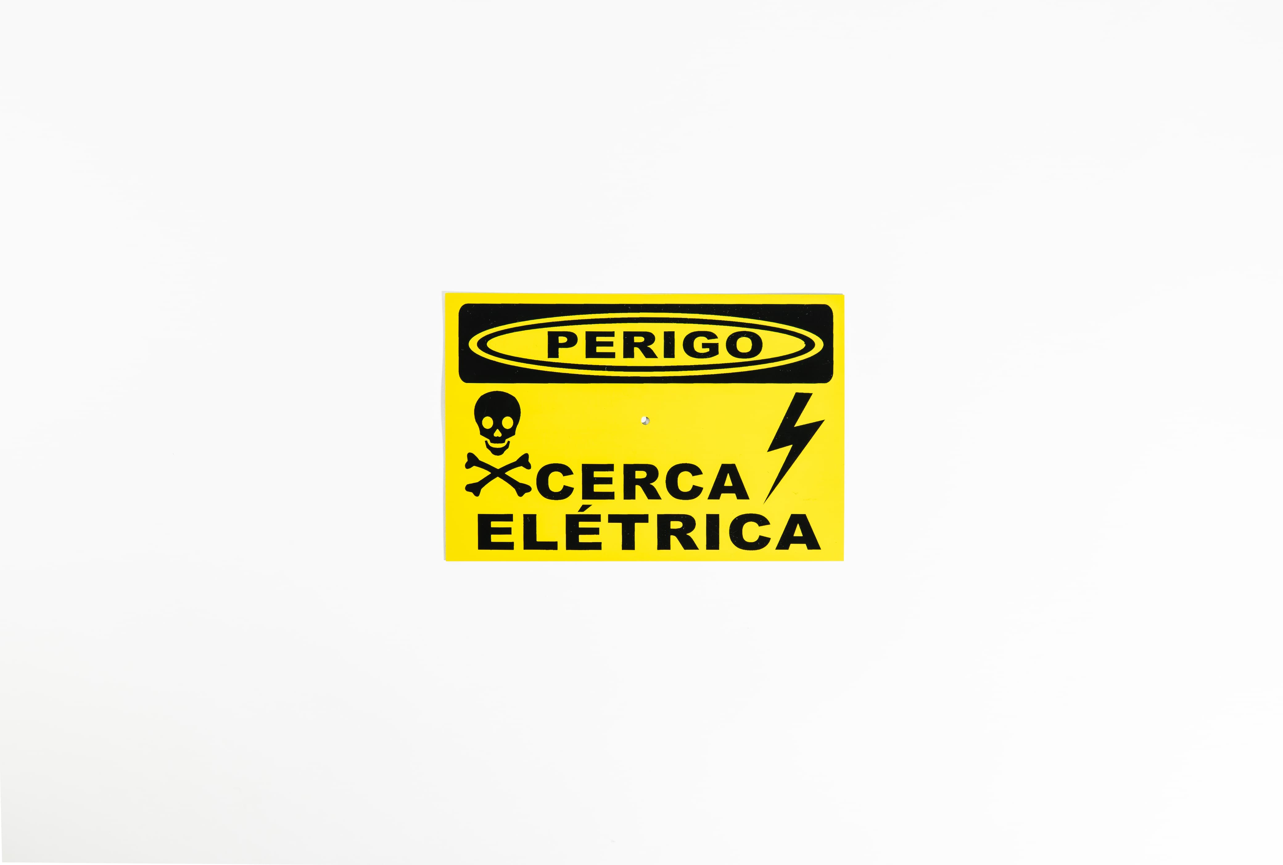 Placas de advertência